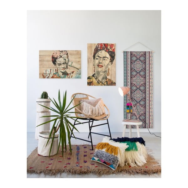 Stenska dekoracija Madre Selva Collage of Frida, 40 x 60 cm-image-1
