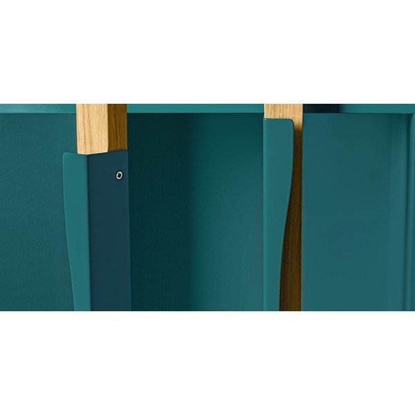 Turkizno modra vitrina Woodman Avon-image-3