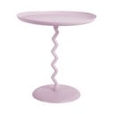 Kovinska okrogla stranska mizica ø 40 cm Zig Zag – Leitmotiv