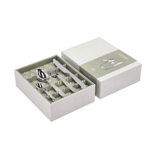 Pribor iz nerjavečega jekla v srebrni barvi 16 ks Rejka – Gense-image-1