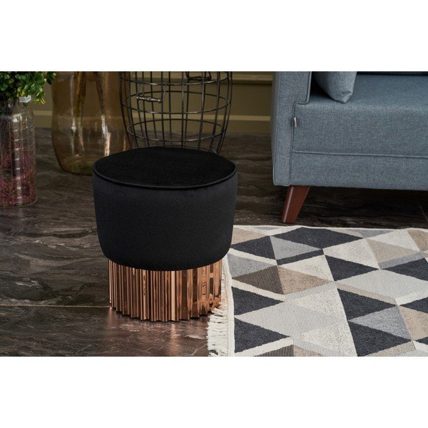 Črn tabure Living – Artie-image-2