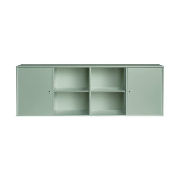 Svetlo zelena nizka stenska komoda 176x61 cm Mistral – Hammel Furniture