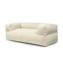 Kremno bela vreča za sedenje iz tkanine bouclé Sofa MooG – SLOWDOWN