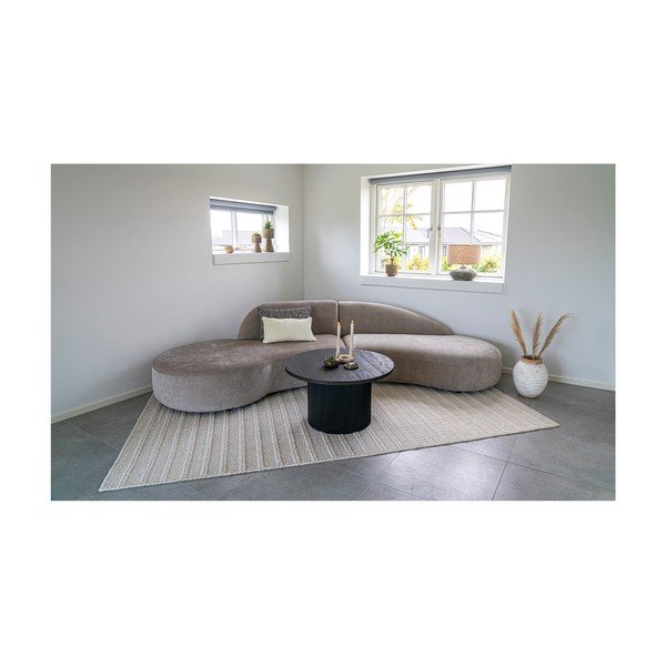 Kremno bela volnena preproga 160x230 cm Dehli – House Nordic-image-1