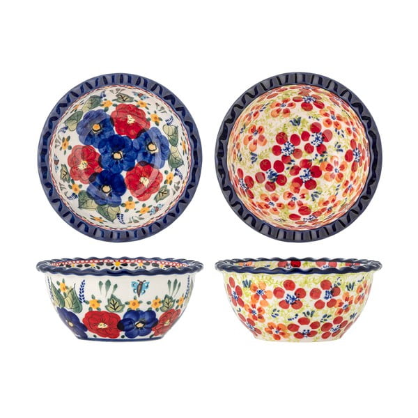 Skledice v kompletu za serviranje 2 ks iz kamenine 380 ml Florist – Bloomingville