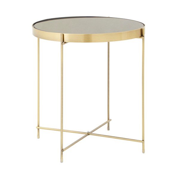 Steklena okrogla stranska mizica ø 43 cm Allure  – Premier Housewares-image-1