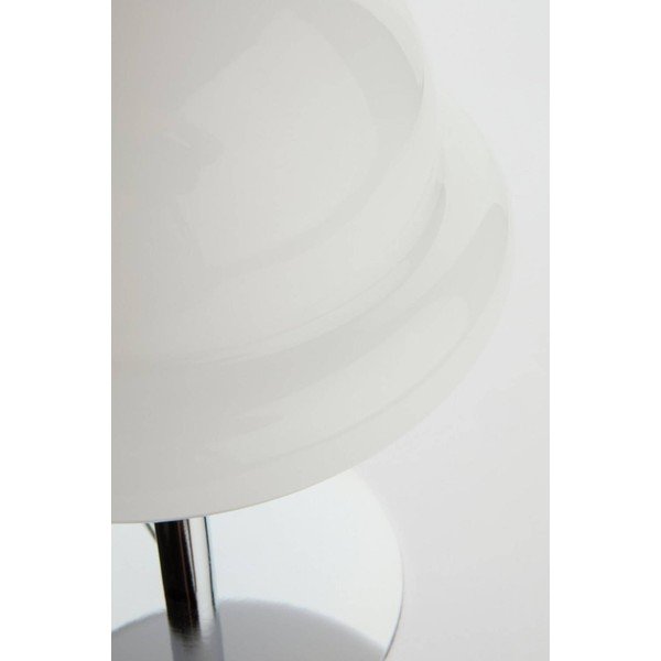 Bela/v sijajno srebrni barvi namizna svetilka iz opalnega stekla (višina 26 cm) Bubba – Jotex-image-3