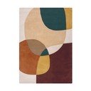 Vijolična ročno tkana volnena preproga 120x170 cm Glow Purple Multi – Flair Rugs
