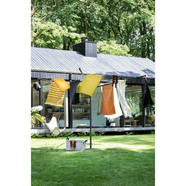 Antracitno sivo vrtno stojalo za sušenje perila 50 m Lift-O-Matic – Brabantia-image-1