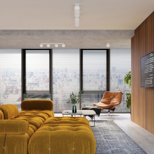 Bela stropna svetilka s steklenim senčilom ø 12 cm Umerta – Sollux-image-4