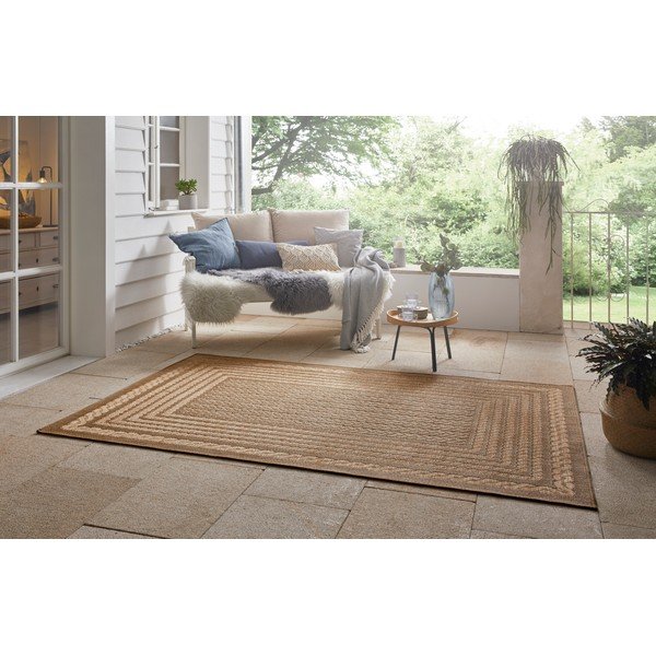Rjava notranja in zunanja preproga 200x290 cm Limonero – Hanse Home-image-1