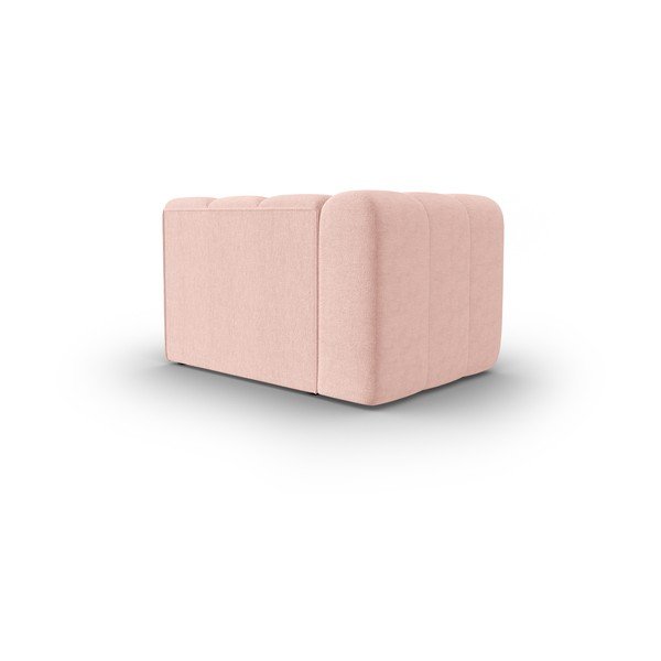 Rožnata modularna sedežna garnitura (levi kot) Lupine – Micadoni Home-image-3