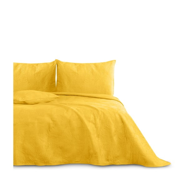Temno rumeno pregrinjalo za zakonsko posteljo 200x220 cm Palsha - AmeliaHome