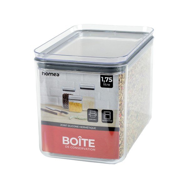 Plastična posoda za shranjevanje za živila – Homéa-image-1