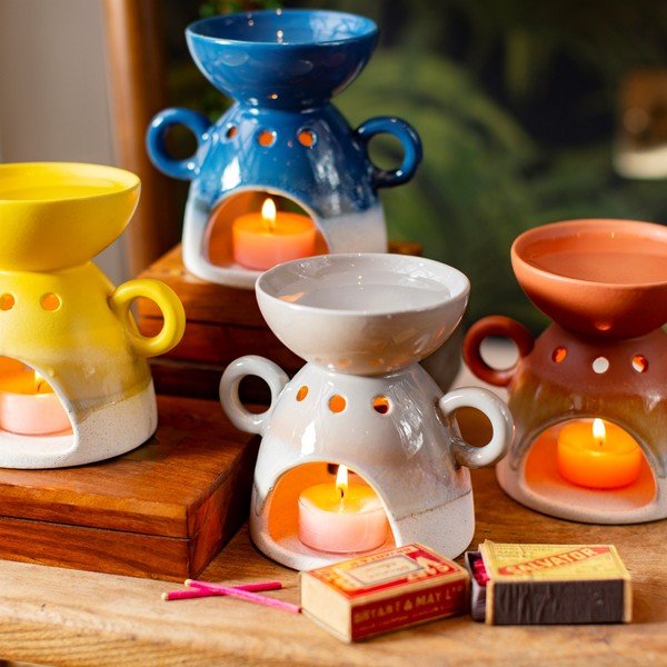 Siva aromaterapevtska svetilka Sass & Belle Bohemian Home Mojave-image-1