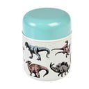 Modro-kremno bela otroška termovka za hrano 280 ml Prehistoric Land – Rex London