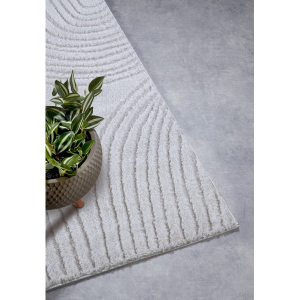 Kremno bel tekač 80x240 cm Pigment Cream White – Elle Decoration-image-2