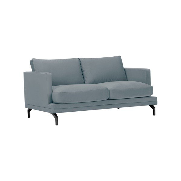 Siva zofa z naslonom za noge v črni barvi Windsor & Co Sofas Jupiter-image-1