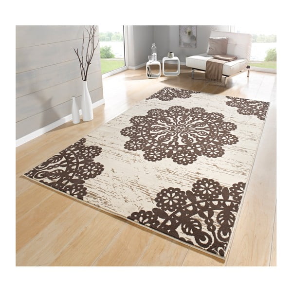 Rjava preproga Hanse Home Gloria Lace, 80 x 150 cm-image-1