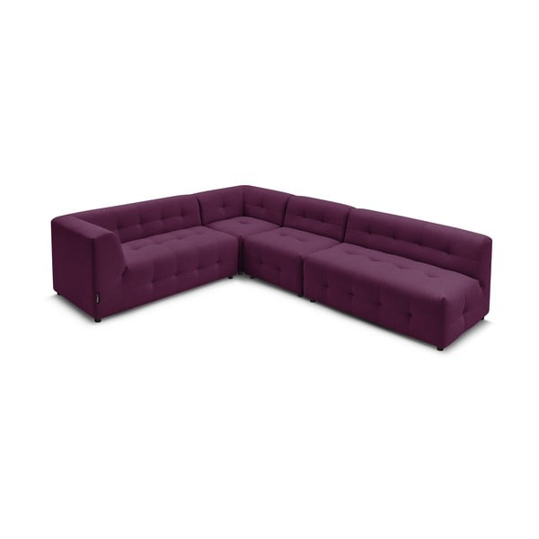 Temno vijolični kotni kavč (levi kot) Kleber - Bobochic Paris-image-3