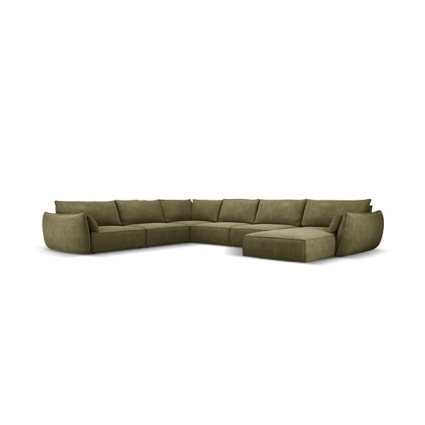 Zeleni kotni kavč (levi kot) Vanda - Mazzini Sofas-image-2