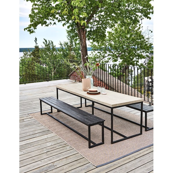 Bež notranja in zunanja preproga 60x85 cm Effi Granit – Pappelina-image-2