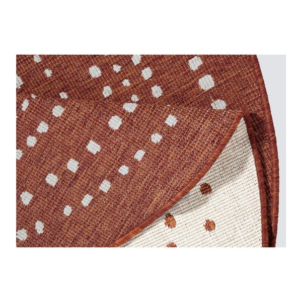 Rdeča zunanja preproga NORTHRUGS Bali, ⌀ 140 cm-image-4