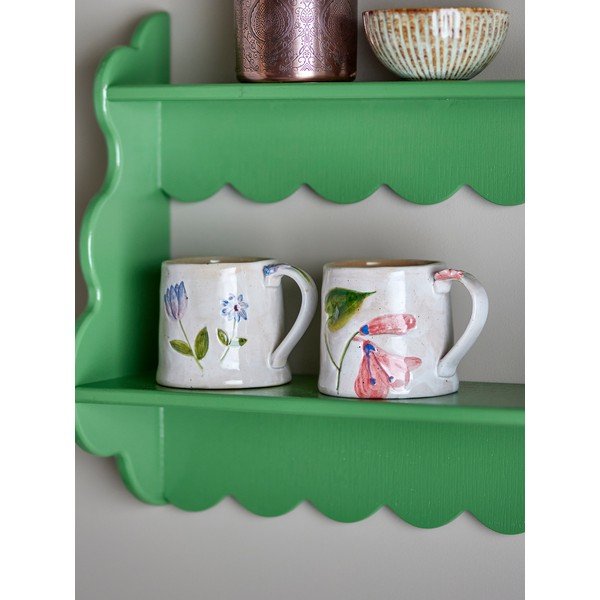 Kremno bele keramične skodelice v kompletu 2 ks 430 ml Camilla – Bloomingville-image-1