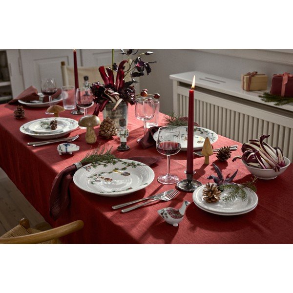 Bel porcelanast krožnik z božičnim motivom ø 27 cm Hammershøi Christmas – Kähler Design-image-4