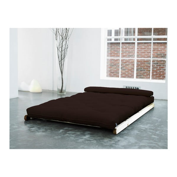 Lounge stol Karup Figo, surov/rjav, 120 cm-image-3