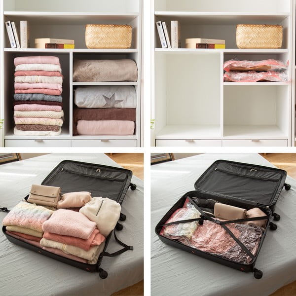 Vakuumske vreče za oblačila v kompletu 2 ks Premium Valve M – Compactor-image-1