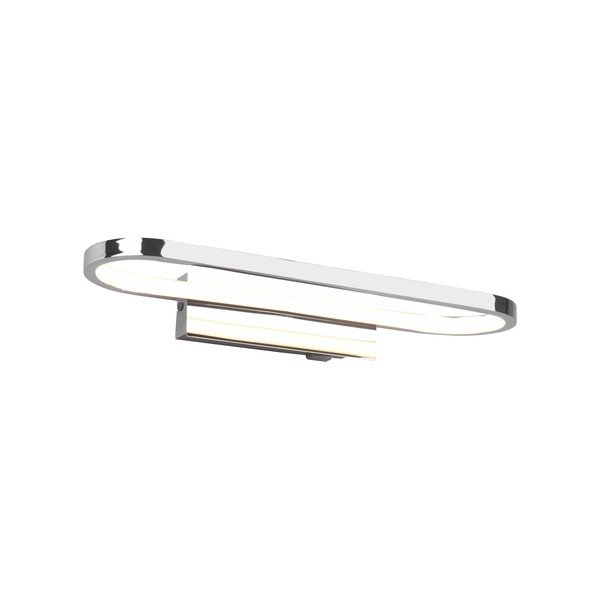 LED stenska svetilka v svetleči srebrni barvi (dolžina 40 cm) Gianni - Trio-image-3