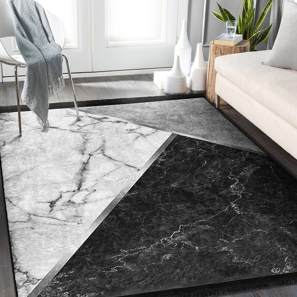 Belo-črna preproga 80x150 cm - Mila Home-image-4