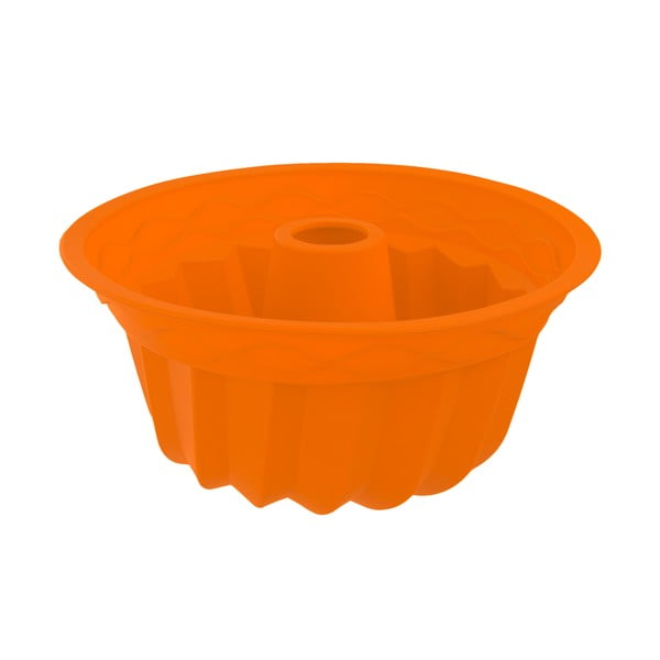 Orion Baker oranžni silikonski model za torte, ø 23 cm