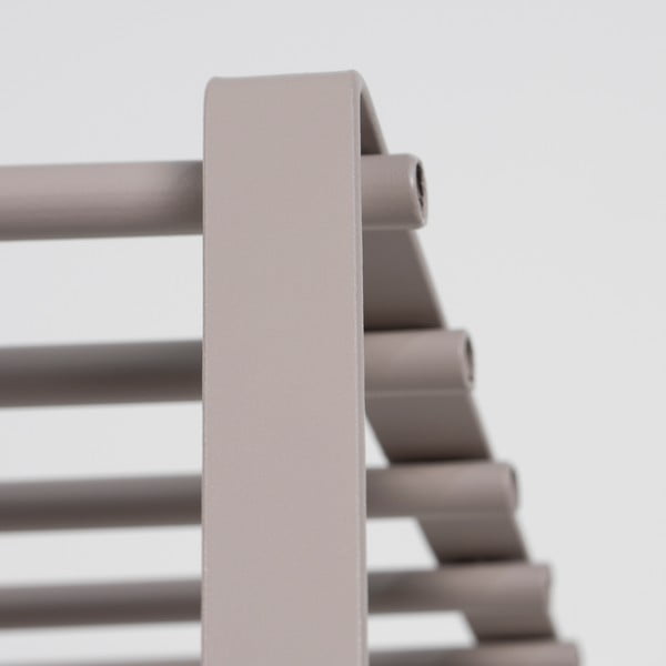 Sivorjav kovinski stenski obešalnik s polico 70 cm Rex – Spinder Design-image-3