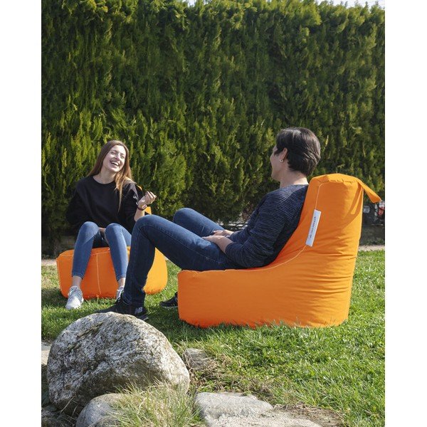 Oranžna vreča za sedenje EVA Sport – Floriane Garden-image-4