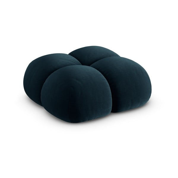 Temno moder žameten tabure Loretto – Cosmopolitan Design-image-2