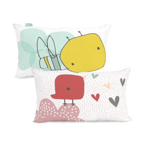 Bombažna obojestranska prevleka za vzglavnik Moshi Moshi Hola, 50 x 30 cm-image-3