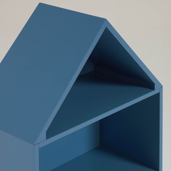 Modra otroška knjižna omara Kave Home Celeste, 50 x 105 cm-image-1