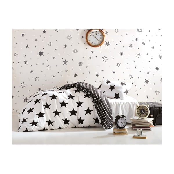 Posteljnina za enojno posteljo Star, 140 x 200 cm