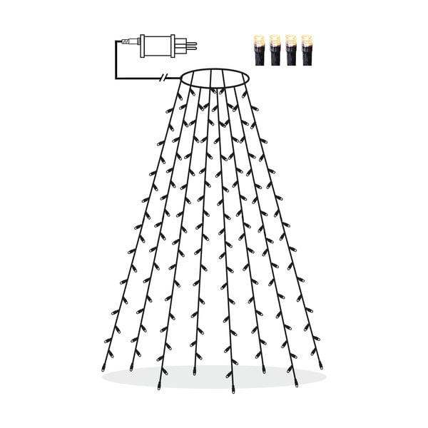 Svetlobna veriga število žarnic 160 ks dolžina 200 cm Serie LED – Star Trading