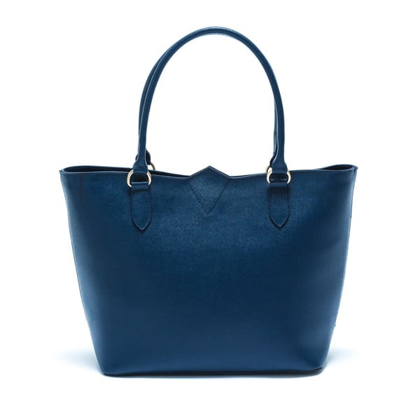 Modra usnjena torbica Isabella Rhea Roma