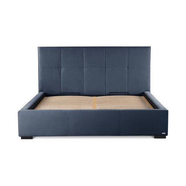Temno modra zakonska postelja Guy Laroche Home Allure, 160 x 200 cm-image-2