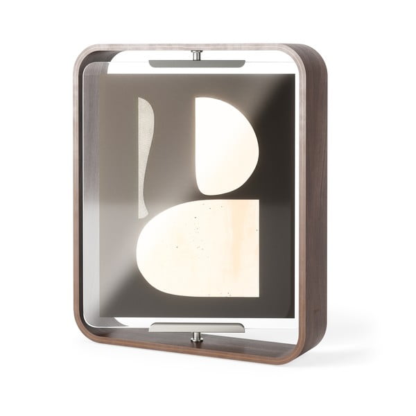 Temno rjav lesen stoječ okvir 26x31,5 cm Bellwood – Umbra