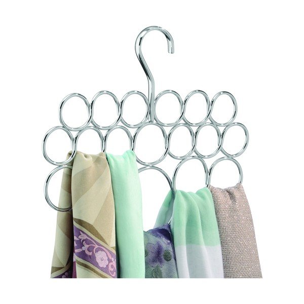 Kovinski obešalnik za šale in rute iDesign Axis, 25 x 28,5 cm-image-2