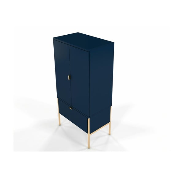 Mornarsko modra komoda Skandica Polka Combi-image-2