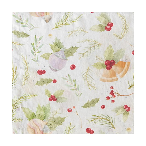 Božični laneni prt Linen Tales Merry, 140 x 300 cm-image-1