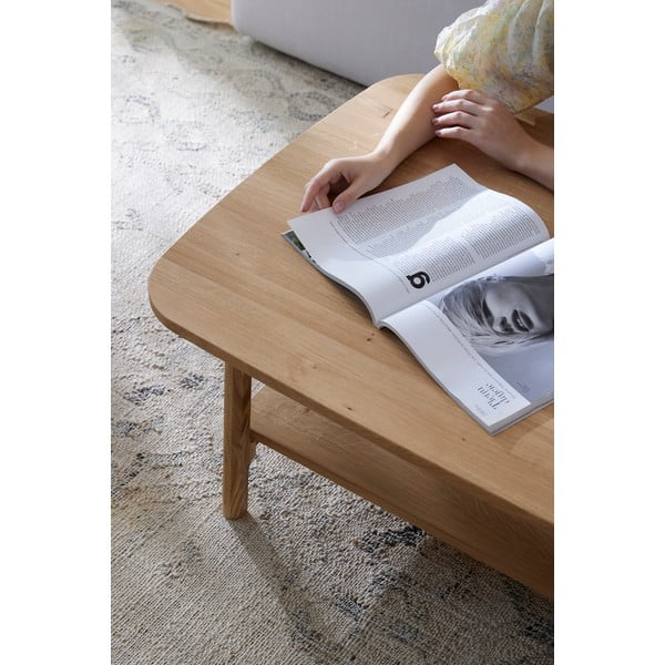 Mizica iz masivnega hrasta 60x100 cm Twig – The Beds-image-4