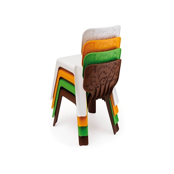 Otroški zeleni zložljivi stol Magis Alma-image-2