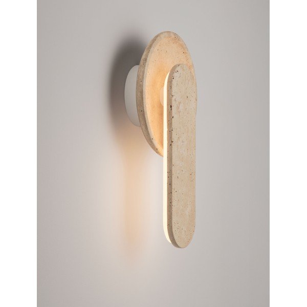 Bež lončena LED stenska svetilka Mavis – Nova Luce-image-4